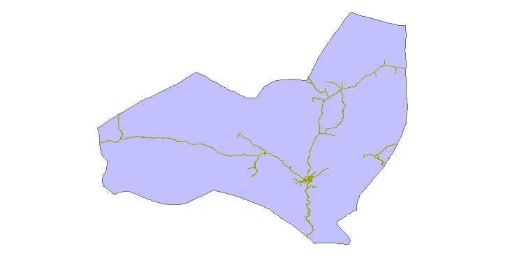 جدیدترین نقشه شیپ فایل راه های شهرستان فنوج + PDF