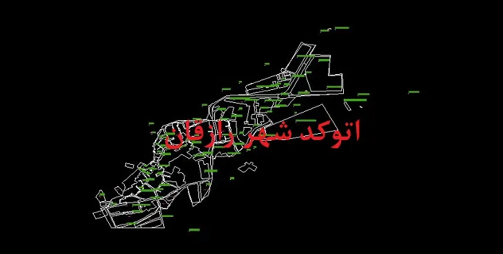 دانلود نقشه اتوکد شهر رازقان