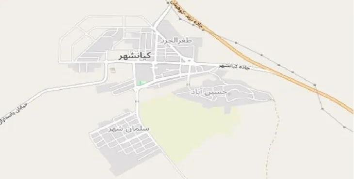 دانلود نقشه شهر کیانشهر + pdf با کیفیت بالا