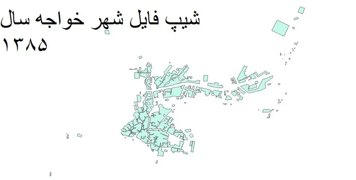 دانلود شیپ فایل بلوک آماری شهر خواجه