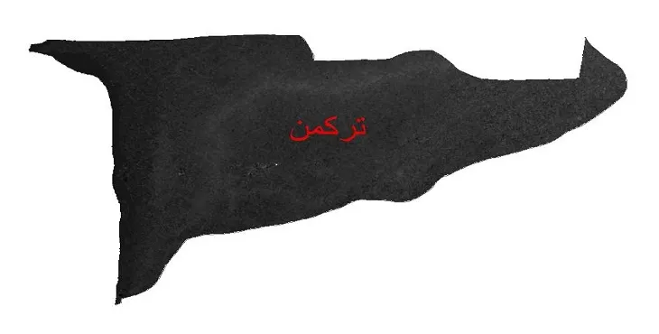 دانلود نقشه دم (DEM) شهرستان ترکمن | دقت 30 متر