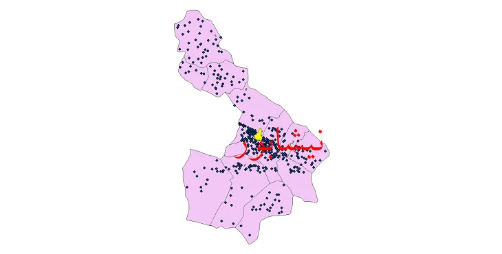 دانلود نقشه شیپ فایل (GIS) تقسیمات سیاسی شهرستان نیشابور سال 1400