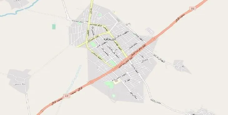 دانلود نقشه شهر آشخانه + pdf با کیفیت بالا