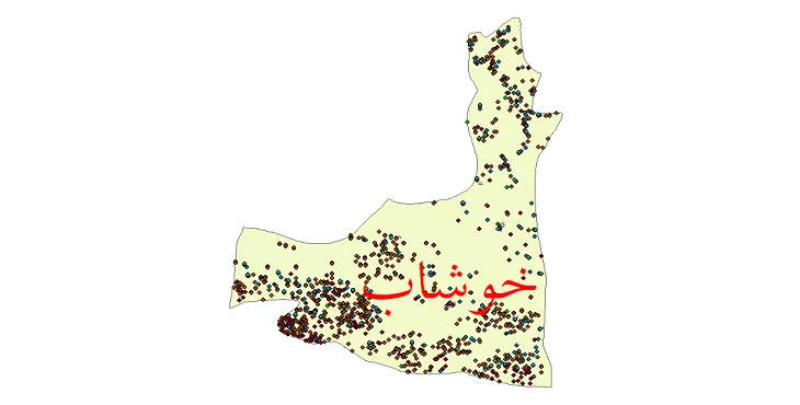 دانلود نقشه جمعیت نقاط شهری و روستایی شهرستان خوشاب از سال 1335 تا 1395
