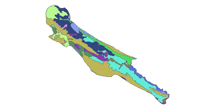بروزترین نقشه شیپ فایل کاربری اراضی شهرستان سیروان + PDF