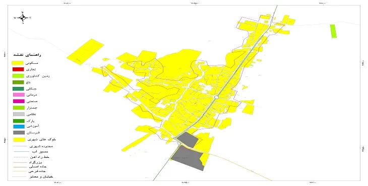 نقشه شیپ فایل (GIS) شهر زیارت 1404 + عکس با کیفیت