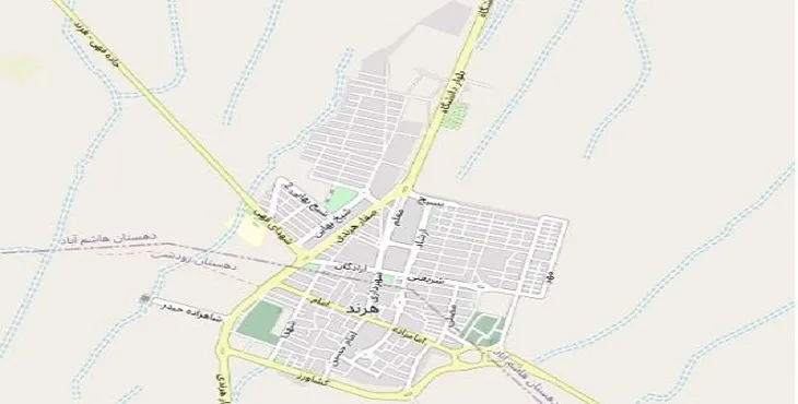 دانلود نقشه شهر هرند + pdf با کیفیت بالا