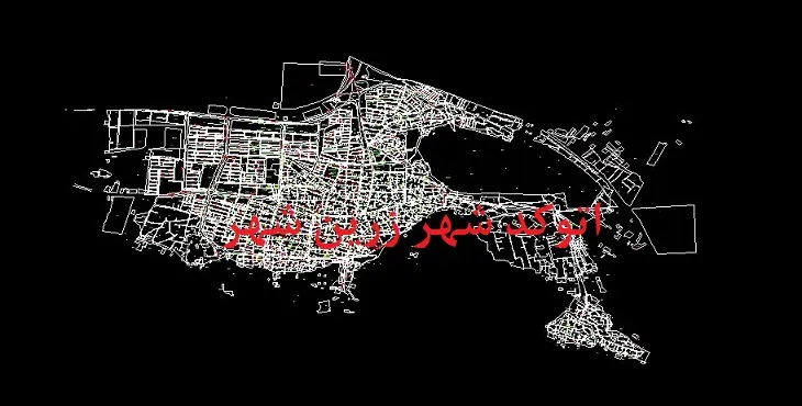 دانلود نقشه اتوکد شهر زرین شهر