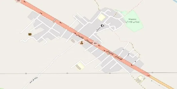 دانلود نقشه شهر بوستان + pdf با کیفیت بالا