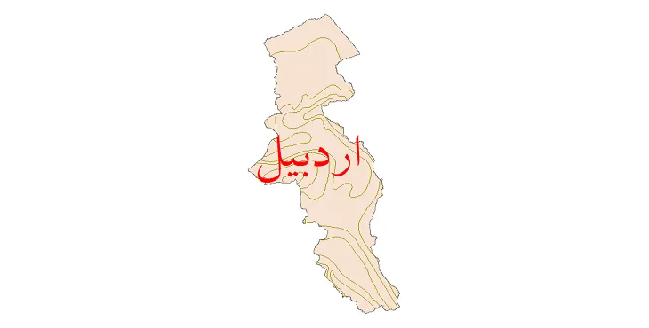 دانلود نقشه شیپ فایل (GIS) تبخیر استان اردبیل