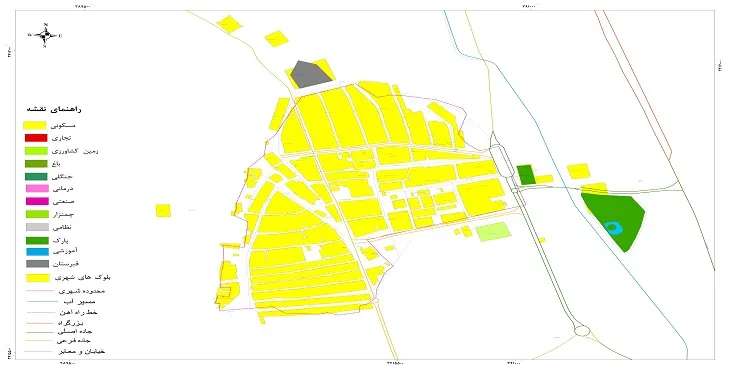 نقشه شیپ فایل (GIS) شهر جایزان 1404 + عکس با کیفیت