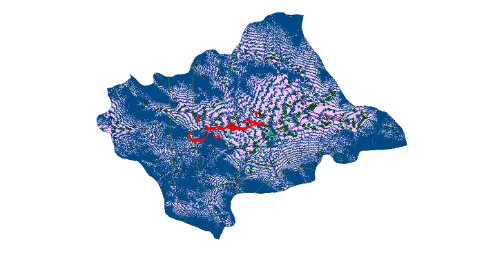 دانلود نقشه های شیپ فایل شهرستان خمین + کاملترین لایه GIS