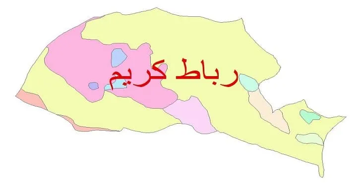 نقشه شیپ فایل (GIS) زمین‌ شناسی شهرستان رباط کریم