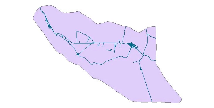 جدیدترین نقشه شیپ فایل راه های شهرستان سروستان + PDF