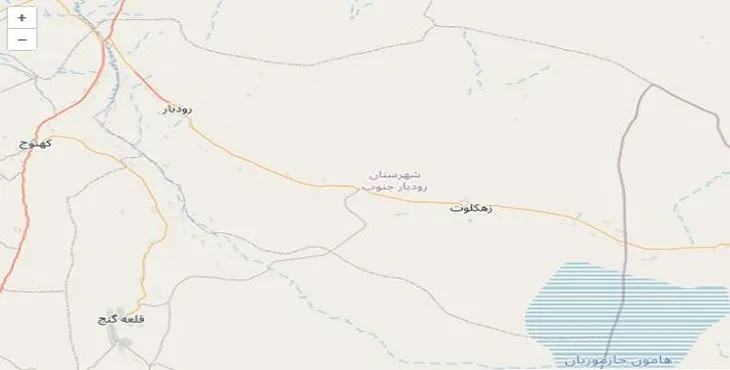 دانلود نقشه شهرستان رودبار جنوب + pdf با کیفیت بالا