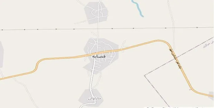 دانلود نقشه شهر قصابه + pdf با کیفیت بالا