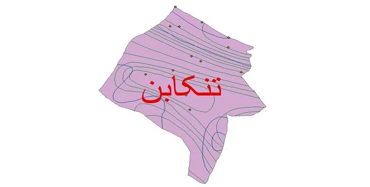 نقشه شیپ‌ فایل اقلیم‌شناسی شهرستان تنکابن + 7 لایه اقلیمی