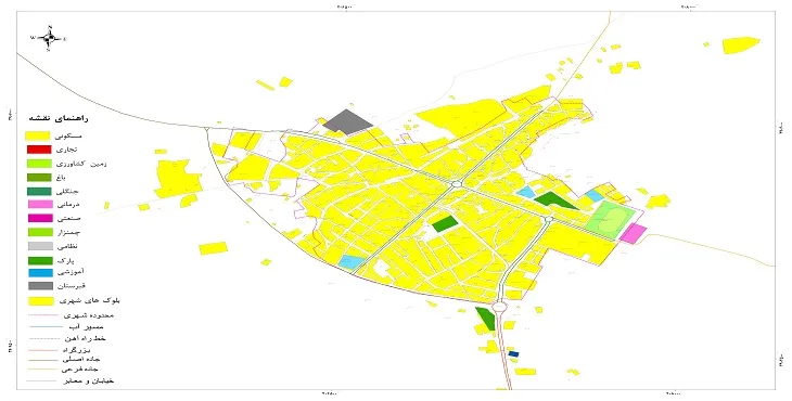 جدیدترین نقشه شهر سریش آباد | قابل چاپ + کیفیت بالا