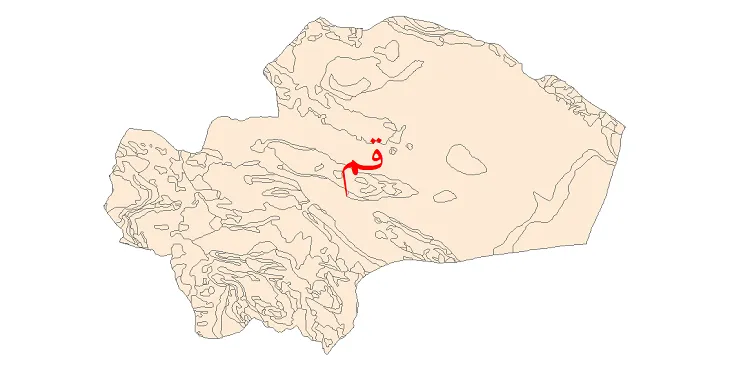 دانلود نقشه شیپ فایل (لایه GIS) زمین شناسی استان قم