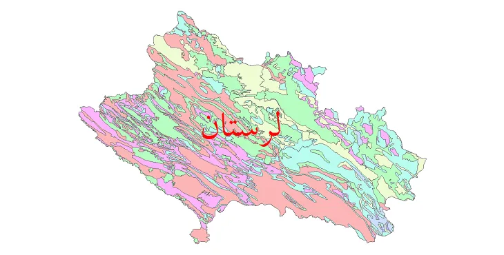 دانلود نقشه فرسایش خاک (نقشه GIS) استان لرستان