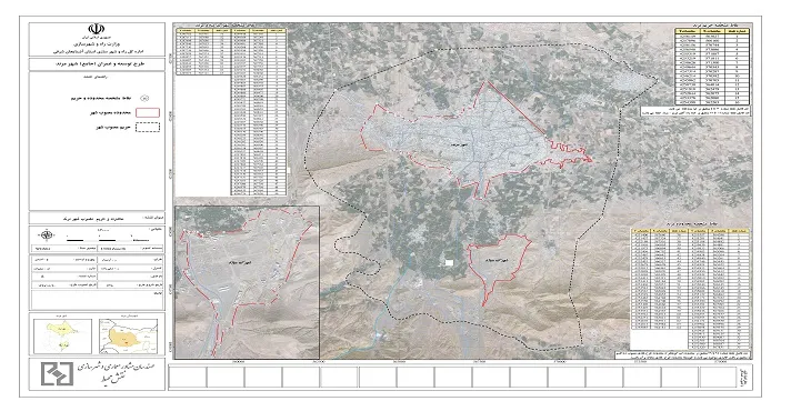 دانلود آلبوم نقشه های طرح جامع شهر مرند