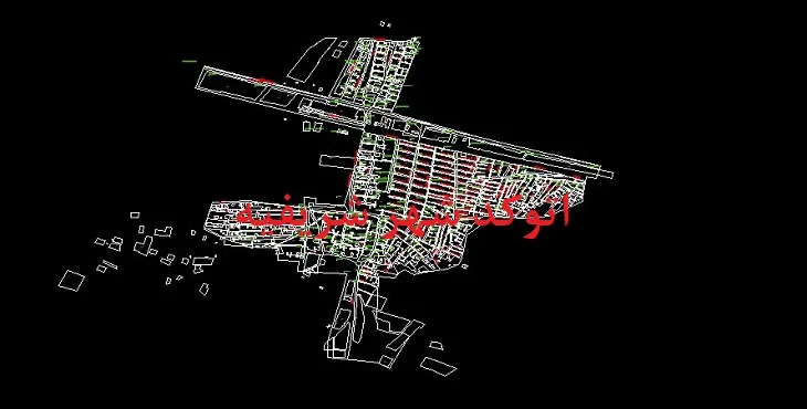 دانلود نقشه اتوکد شهر شریفیه