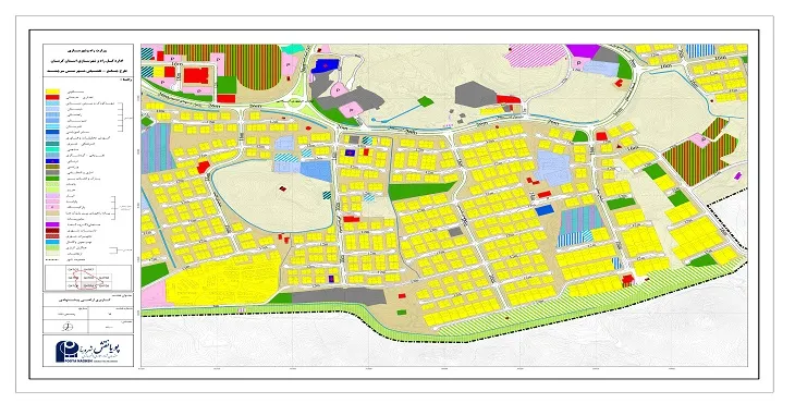 دانلود نقشه کاربری اراضی شهر رفسنجان | وضع موجود+پیشنهادی