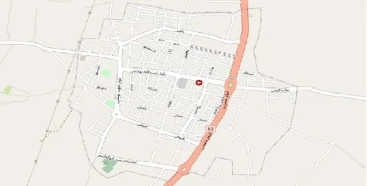 دانلود نقشه شهر بسطام + pdf با کیفیت بالا