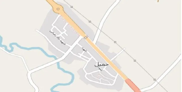 دانلود نقشه شهر حمیل + pdf با کیفیت بالا
