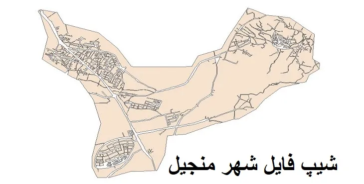 دانلود شیپ فایل بلوک آماری شهر منجیل