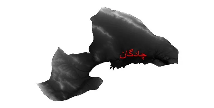 دانلود نقشه دم (DEM) شهرستان چادگان | دقت 30 متر