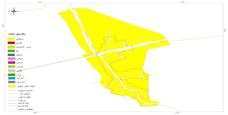 نقشه شیپ فایل (GIS) شهر فریم 1405 + عکس با کیفیت