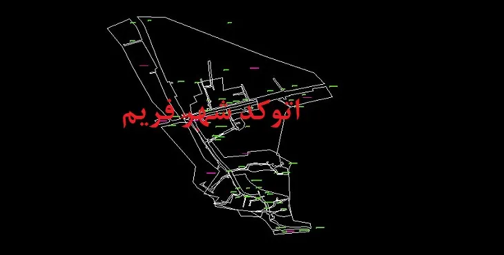 دانلود نقشه اتوکد شهر فریم