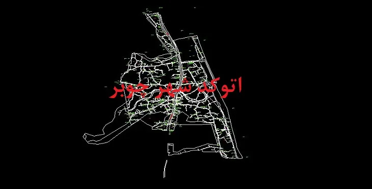 دانلود نقشه اتوکد شهر چوبر