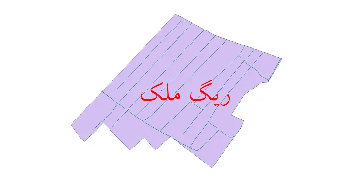 دانلود نقشه شیپ فایل شبکه معابر شهر ریگ ملک