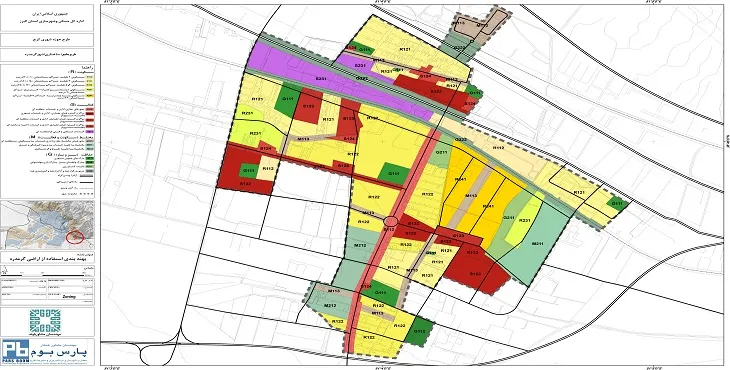 دانلود آلبوم نقشه های طرح جامع شهر گرمدره