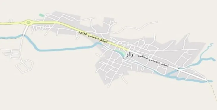دانلود نقشه شهر راز + pdf با کیفیت بالا
