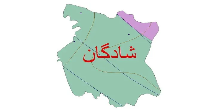 نقشه شیپ‌ فایل اقلیم‌شناسی شهرستان شادگان + 7 لایه اقلیمی