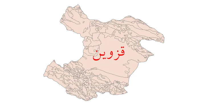 دانلود نقشه شیپ فایل (لایه GIS) زمین شناسی استان قزوین