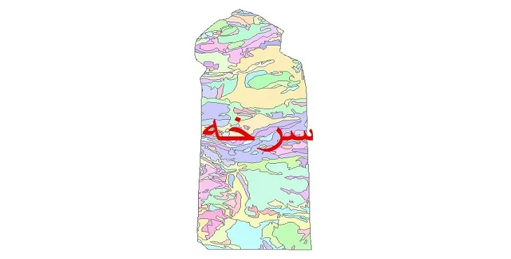 نقشه شیپ فایل (GIS) زمین‌ شناسی شهرستان سرخه