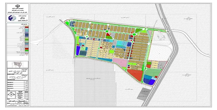 دانلود آلبوم نقشه های طرح جامع-تفصیلی شهر صفی آباد دزفول