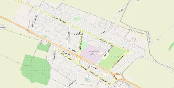 دانلود نقشه شهر چناران + pdf با کیفیت بالا