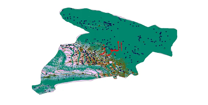 دانلود نقشه های شیپ فایل استان البرز + کاملترین لایه GIS