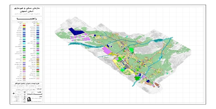 دانلود نقشه کاربری اراضی شهر نطنز | وضع موجود+پیشنهادی