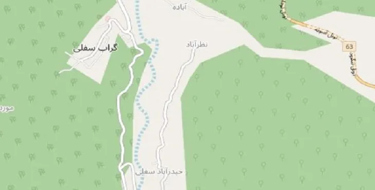 دانلود نقشه شهر گراب سفلی + pdf با کیفیت بالا