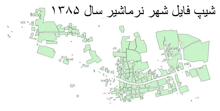 دانلود شیپ فایل بلوک آماری شهر نرماشیر