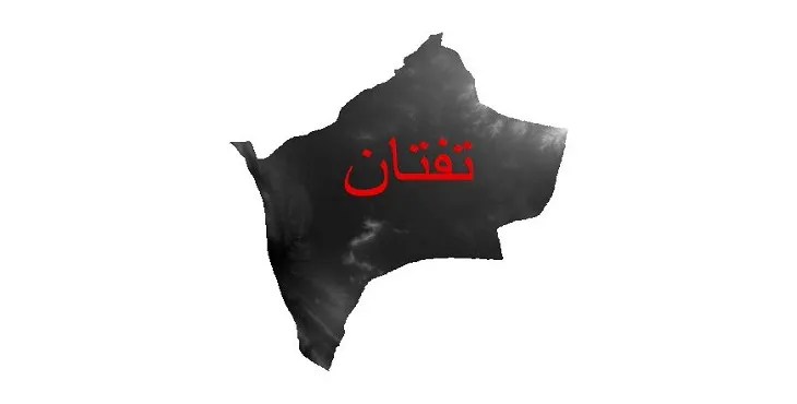 دانلود نقشه دم (DEM) شهرستان تفتان | دقت 30 متر