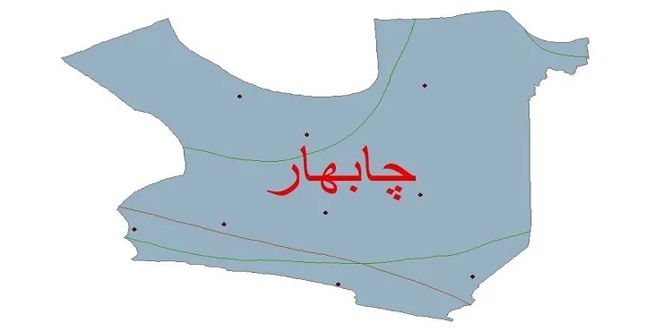 نقشه شیپ فایل اقلیمشناسی شهرستان چابهار + 7 لایه اقلیمی