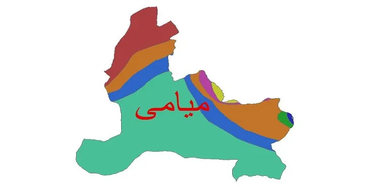 نقشه شیپ‌ فایل اقلیم‌شناسی شهرستان میامی + 7 لایه اقلیمی