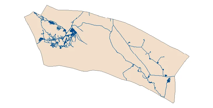 جدیدترین نقشه شیپ فایل راه های شهرستان زرقان + PDF